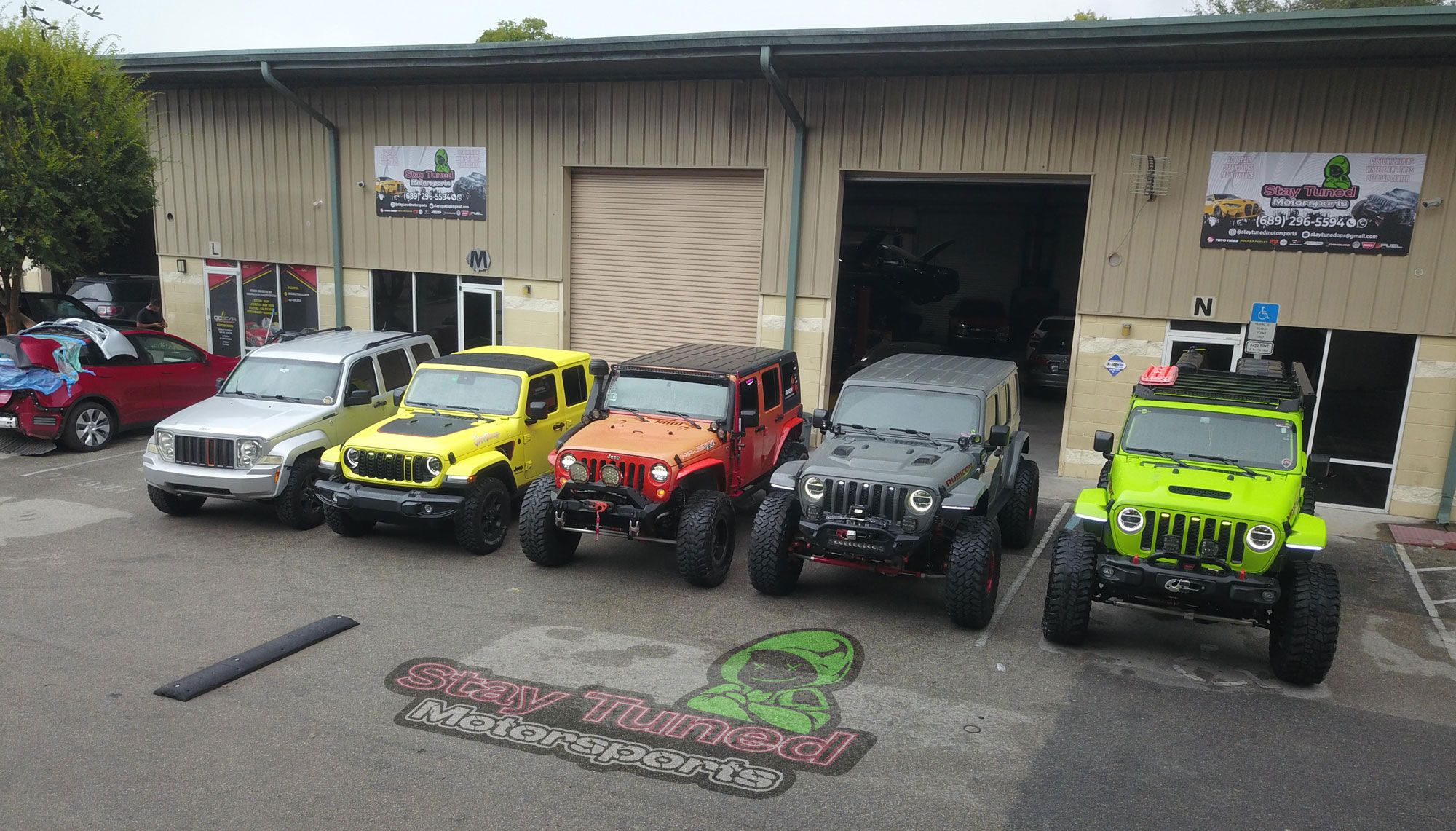 Stay Tuned Motorsports front shop